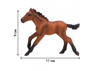 Набор фигурок животных серии "На ферме": Ферма игрушка, 18 фигурок домашних животных (лошади, козы), персонажей и инвентаря