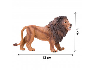 Набор фигурок животных серии "На ферме": Ферма игрушка, львы, зебры, фермер, инвентарь - 11 предметов