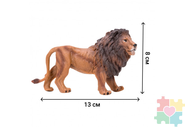 Набор фигурок животных серии "На ферме": Ферма игрушка, львы, зебры, фермер, инвентарь - 11 предметов