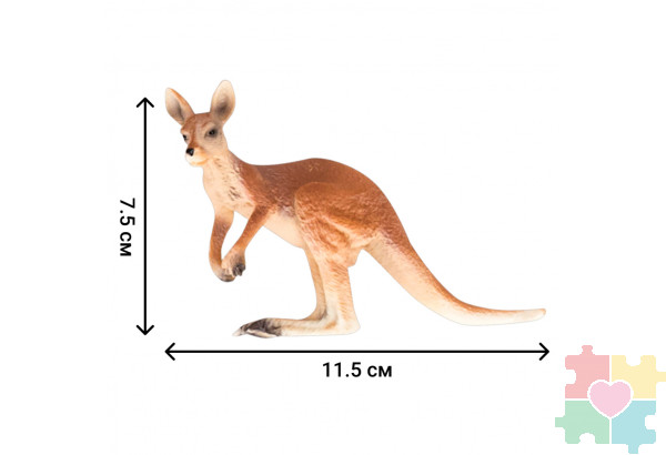 Набор фигурок животных серии "На ферме": Ферма игрушка, кенгуру, зебры, фермеры, инвентарь - 16 предметов