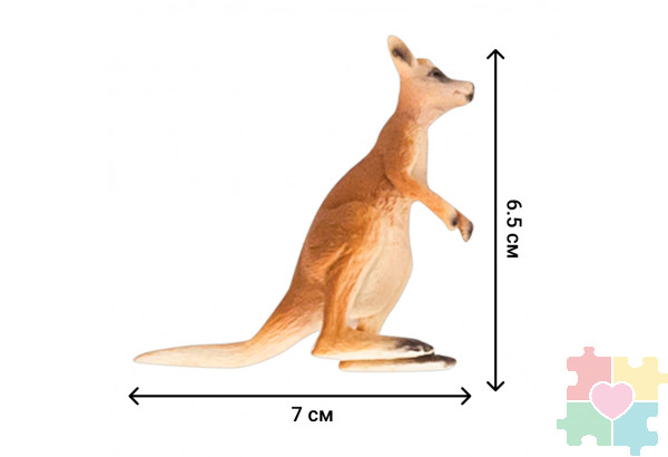 Набор фигурок животных серии "На ферме": Ферма игрушка, кенгуру, зебры, фермеры, инвентарь - 16 предметов