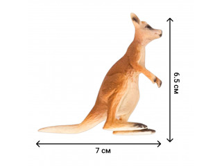 Набор фигурок животных серии "На ферме": Ферма игрушка, кенгуру, зебры, фермеры, инвентарь - 16 предметов