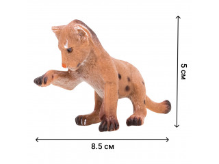 Набор фигурок животных серии "На ферме": Ферма игрушка, львы, жирафы, фермеры, инвентарь - 14 предметов