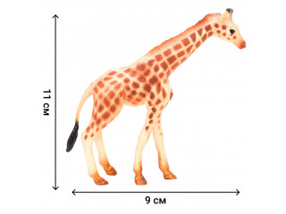 Набор фигурок животных серии "На ферме": Ферма игрушка, львы, жирафы, фермеры, инвентарь - 14 предметов