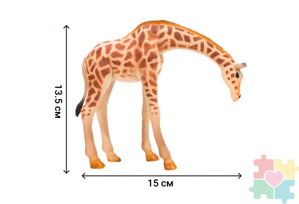 Набор фигурок животных серии "На ферме": Ферма игрушка, львы, жирафы, фермеры, инвентарь - 14 предметов