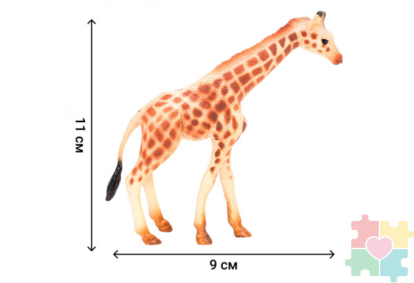 Набор фигурок животных серии "На ферме": Ферма игрушка, львы, жирафы, фермеры, инвентарь - 14 предметов