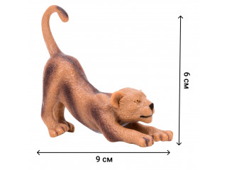 Набор фигурок животных серии "На ферме": Ферма игрушка, львы, жирафы, фермеры, инвентарь - 14 предметов