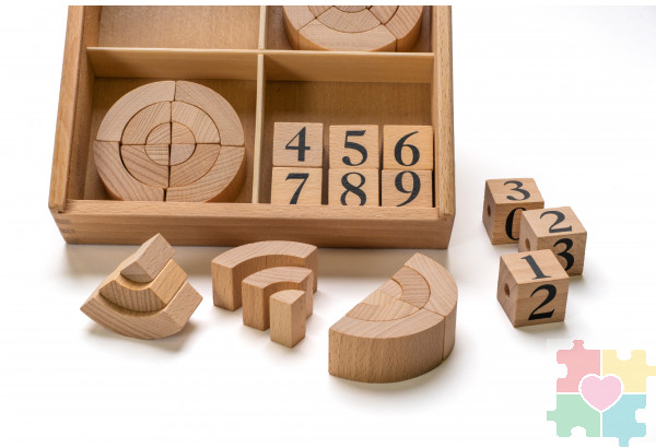 Игровой набор Дары Фребеля 14 модулей с методическим пособием (1 книга) Игровой набор Дары Фребеля 14 модулей с методическим пособием (1 книга)