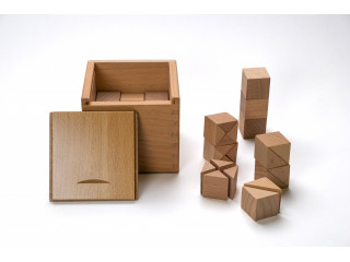 Игровой набор Дары Фребеля 14 модулей с методическим пособием (1 книга)