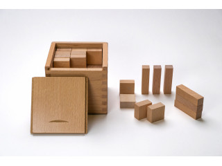 Игровой набор Дары Фребеля 14 модулей с методическим пособием (1 книга)