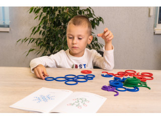 Игровой набор Дары Фребеля 14 модулей с методическим пособием (1 книга)