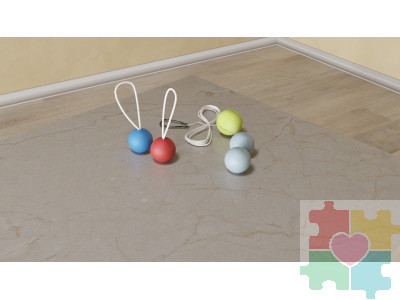 Набор мячей для занятий на доске Бильгоу