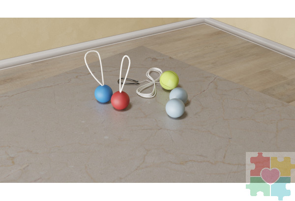 Набор мячей для занятий на доске Бильгоу