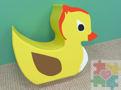 Игрушка мягкая в виде уточки