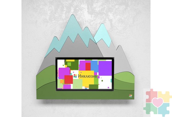 Интерактивная панель с программным логопедическим комплексом Горы