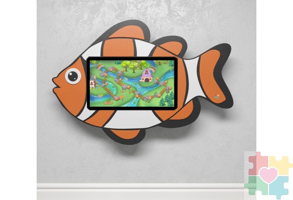 Интерактивная панель с программным логопедическим комплексом Рыба-клоун