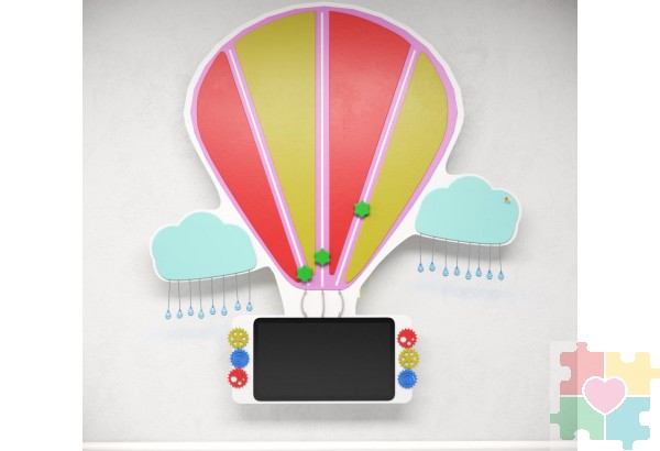 Интерактивный бизиборд с программным логопедическим комплексом и элементами Воздушный шар