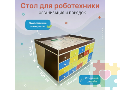 Стол для робототехники и конструирования “Инклюзив №14”
