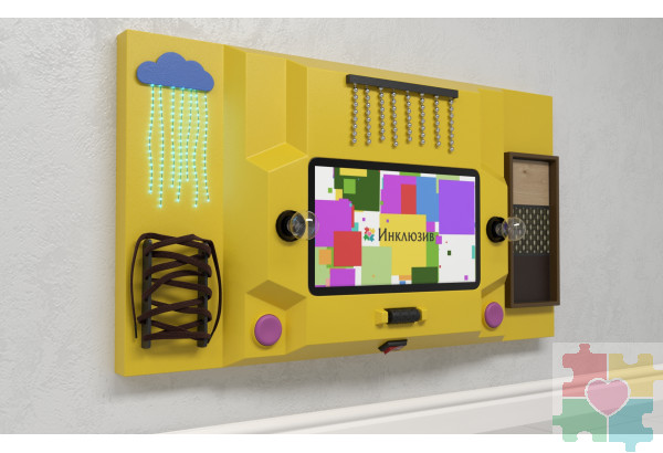 Пластиковая интерактивная панель для игр и улыбок