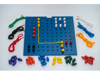 Игровой набор Дары Фребеля в мешочках 14 модулей с методическими пособиями 7 книг