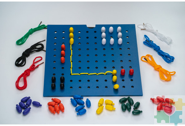 Игровой набор Дары Фребеля в мешочках 14 модулей с методическими пособиями 7 книг
