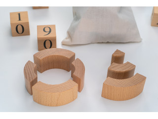 Игровой набор Дары Фребеля в мешочках 14 модулей с методическими пособиями 7 книг