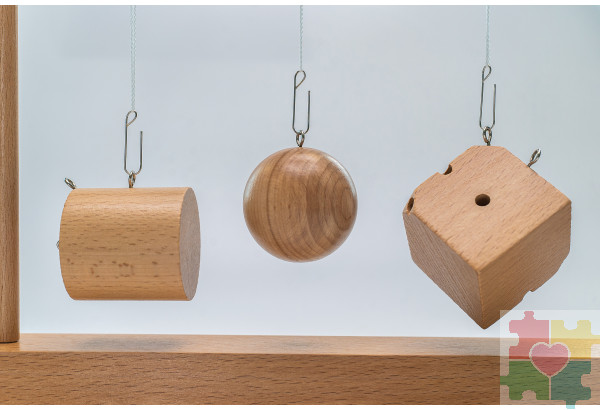 Игровой набор Дары Фребеля в мешочках 14 модулей с методическими пособиями 7 книг