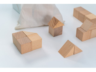 Игровой набор Дары Фребеля в мешочках 14 модулей с методическими пособиями 7 книг