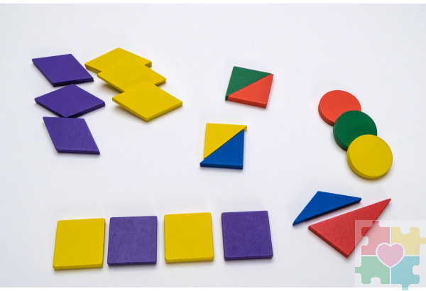 Игровой набор Дары Фребеля в мешочках 14 модулей с методическими пособиями 7 книг