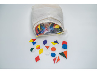 Игровой набор Дары Фребеля в мешочках 14 модулей с методическими пособиями 7 книг