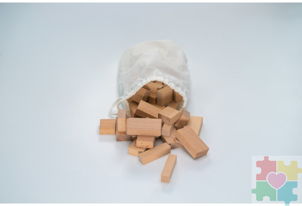 Игровой набор Дары Фребеля в мешочках 14 модулей с методическими пособиями 7 книг