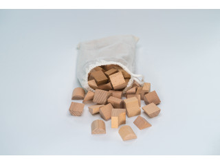 Игровой набор Дары Фребеля в мешочках 14 модулей с методическими пособиями 7 книг