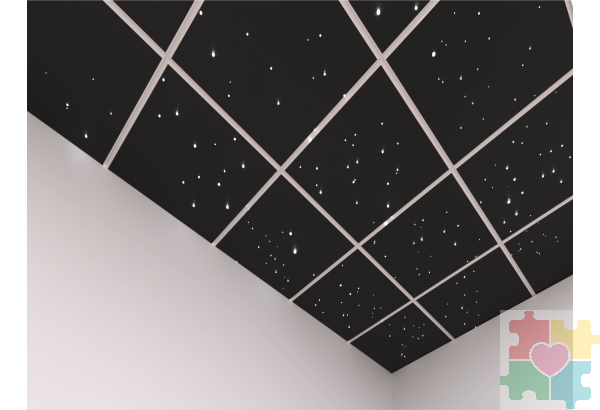 Составной потолок "Звездное небо" (комплект из 9 плиток)