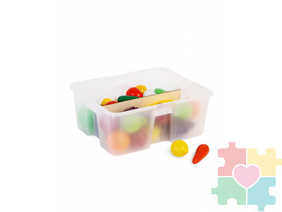 Комплект Фрукты-овощи. 34 предмета в системе хранения Игротека