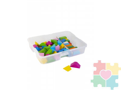 Комплект деревянных фигур Собирайка. В системе хранения Игротека