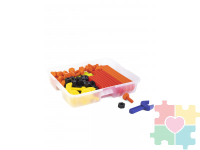 Конструктор Мультикрути. 60 деталей в системе хранения Игротека