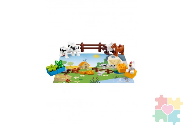 Набор Животные, 91 деталь, Lego в системе хранения Игротека