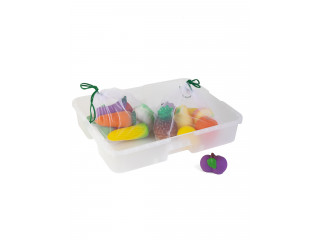 Комплект Фрукты-овощи / 16 шт в системе хранения Игротека