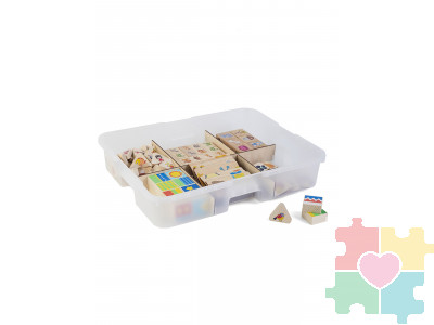 Комплект настольных игр Для малышей / в системе хранения Игротека