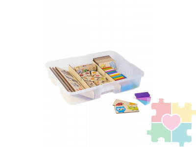 Комплект настольных игр Веселые задания / в системе хранения Игротека