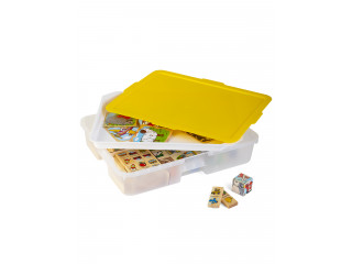 Игровой набор Домино, кубики с картинками / в системе хранения Игротека