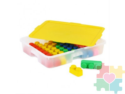 Мягкий конструктор Машинки / 21 деталь в системе хранения Игротека