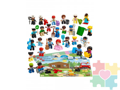 Набор Люди / 44 деталей, Lego в системе хранения Игротека