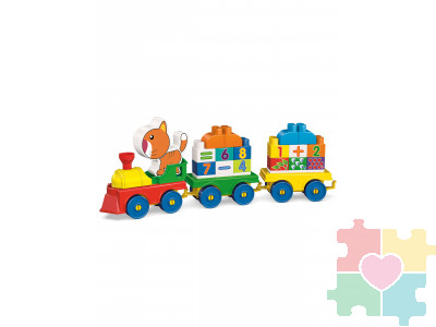 Обучающий конструктор с карточками Первые цифры / 153 детали в системе хранения Игротека