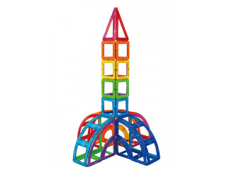 Магнитный конструктор Объёмная геометрия / 90 деталей в системе хранения Игротека