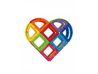 Магнитный конструктор Объёмная геометрия / 90 деталей в системе хранения Игротека