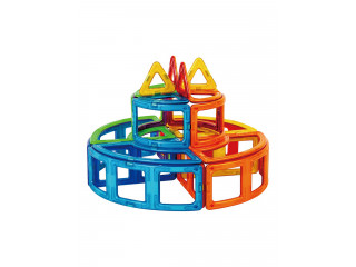 Магнитный конструктор Объёмная геометрия / 90 деталей в системе хранения Игротека