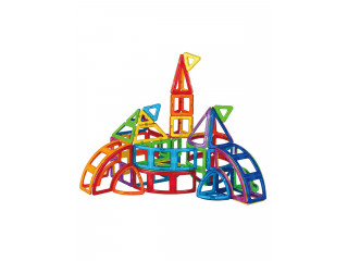 Магнитный конструктор Объёмная геометрия / 90 деталей в системе хранения Игротека