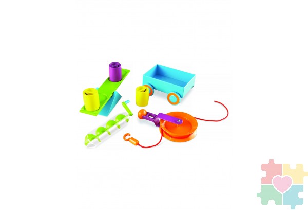 Стеллаж 520 с игровым комплектом Физика для детей 3-7 лет / система хранения Игротека