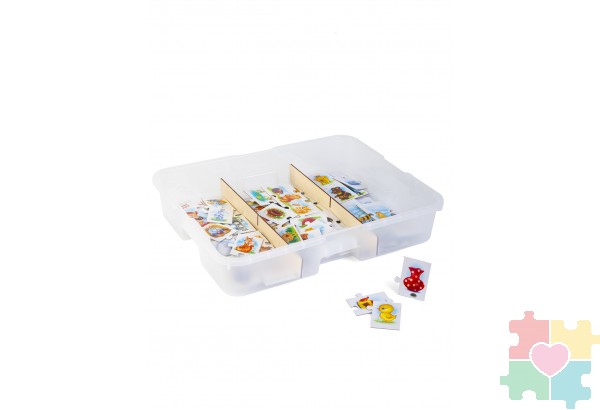 Комплект логических игр Малыш, 3 комплекта в системе хранения Игротека